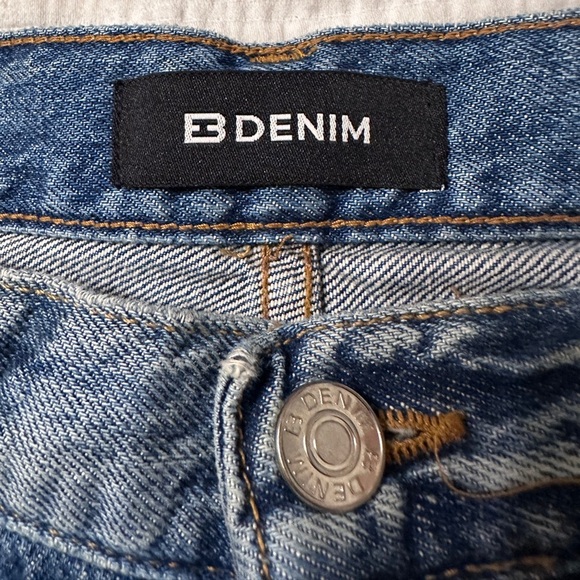 EB Denim His & Hers Block Split Hem Jeans - Measures 30 No Size Tag - Picture 9 of 15